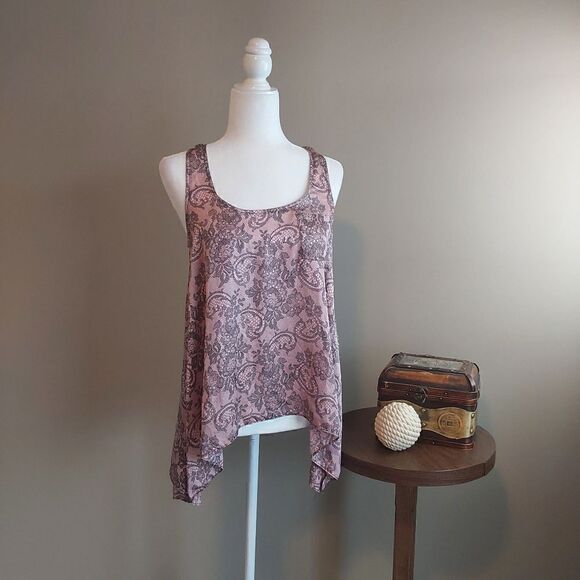 Collective Concepts Racerback Tank Top Size Small Pink - Picture 1 of 7